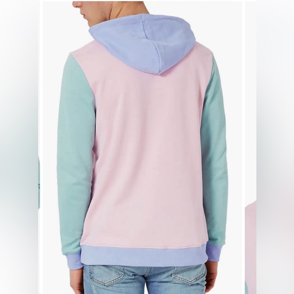 Topman Pastel colorblock hoodie S - Picture 2 of 6